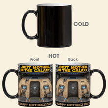 Load image into Gallery viewer, Best Mother in the Galaxy - Personalized Starlight Mom Magic Coffee Mug Coffee Mug PopCulturePrints
