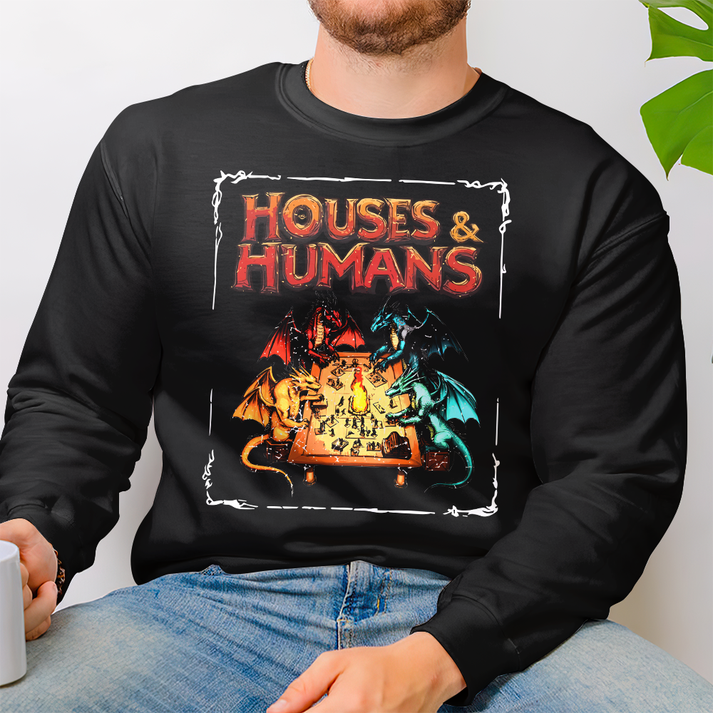 Dragon Fantasy Board Game Sweatshirt - Unique Gift for Game Enthusiasts