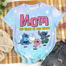 Load image into Gallery viewer, Personalized Ohana Mom T-Shirt - Perfect Mother&#39;s Day Gift
