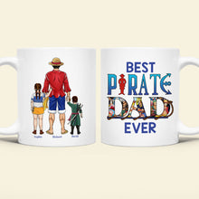 Load image into Gallery viewer, Custom Pirate Dad Coffee Mug – Personalized Gift for Father&#39;s Day Coffee Mug PopCulturePrints
