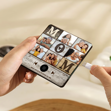 Load image into Gallery viewer, Personalized Mom Fridge Magnet with Custom Music &amp; Photos Fridge Magnet PopCulturePrints
