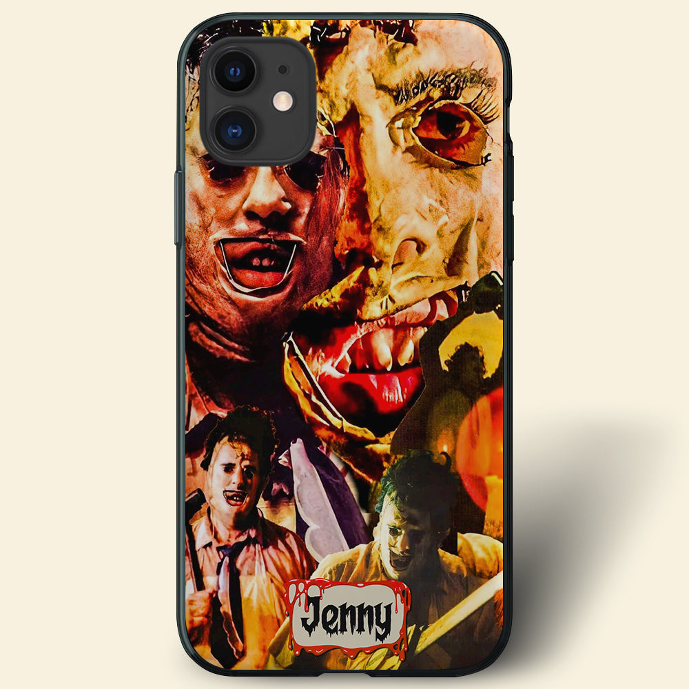 Personalized Halloween Horror Fans Phone Case - Customized Gift for Scary Movie Lovers