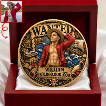 Load image into Gallery viewer, "Your Adventure Awaits!" - Custom Photo Printed Metal Coin - Personalized Gift for Anime Lovers
