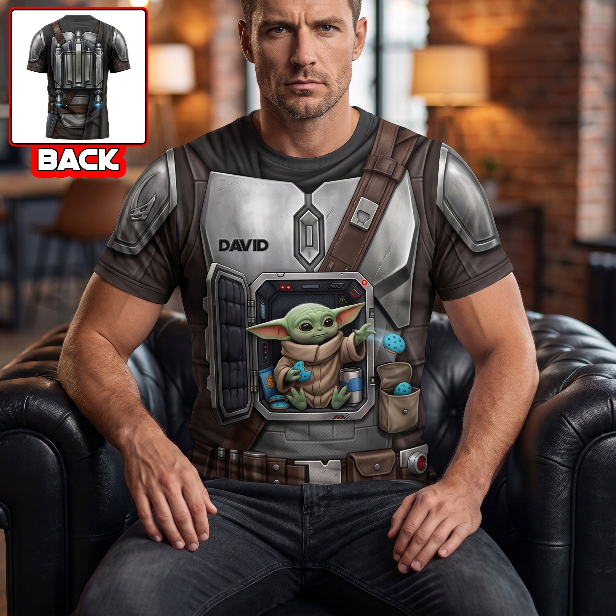 Lovely Interstellar Explorer Companion In Mech-Suit 3D Shirt - Personalized Gifts 04tyqn170726 AOP Products PopCulturePrints