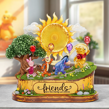 Load image into Gallery viewer, “Friends are the family we choose” - Friends Acrylic Plaque - Personalized Gifts for Best Friends Shaped Plaques PopCulturePrints
