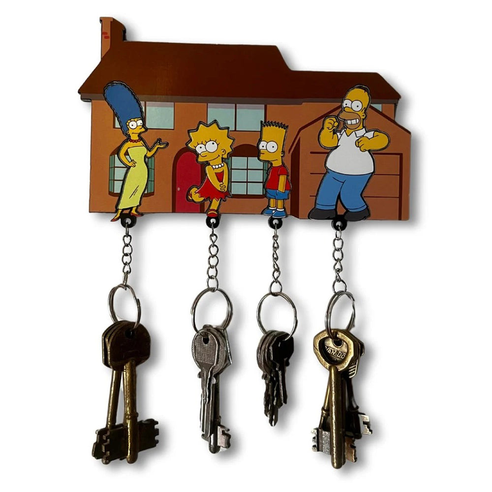 The Simpsons Family Home Keychain Holder