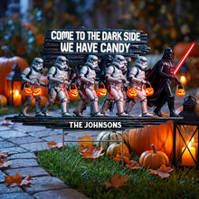 Load image into Gallery viewer, Join the Trick or Treat Squad - Personalized Halloween Yard Sign
