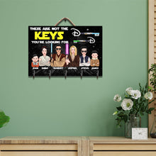 Load image into Gallery viewer, Personalized Jedi Family Wood Key Hanger Wood Sign PopCulturePrints
