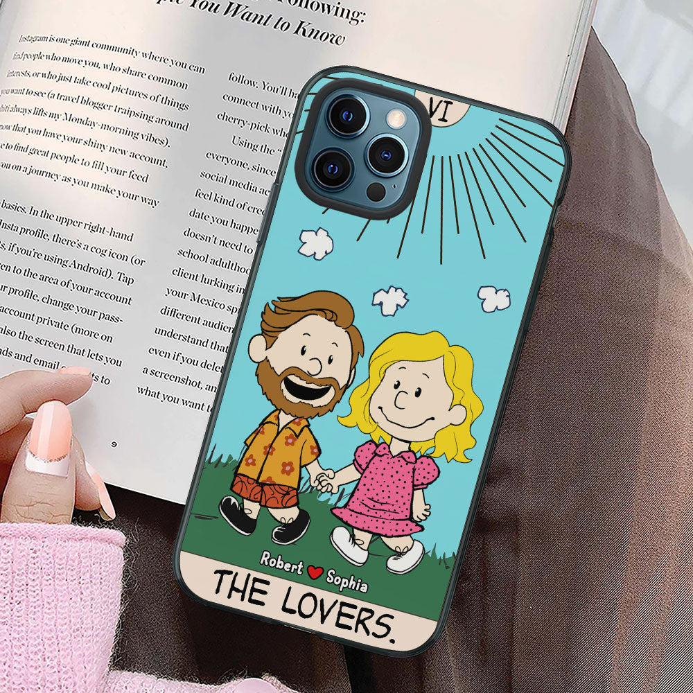 Personalized Cartoon Couple Phone Case - The Lovers