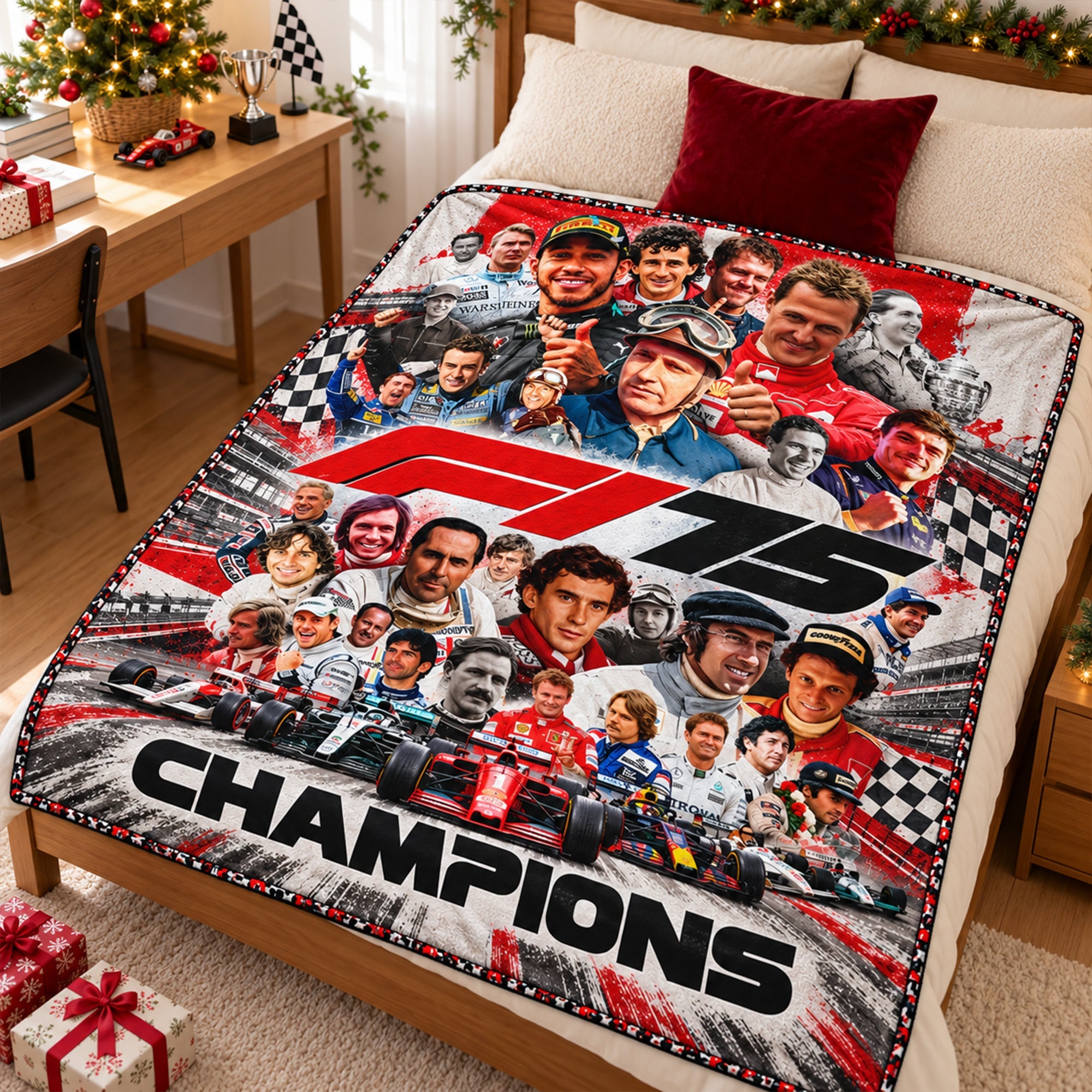 Unleash Your Inner Champion - Legend Champion Blanket - Personalized Gifts for Speed Lovers