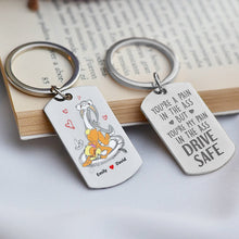 Load image into Gallery viewer, Custom Cartoon Couple Keychain - Personalized Valentine&#39;s Day Gifts Keychains PopCulturePrints
