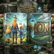 Load image into Gallery viewer, “The Legend of Mom: A Hero’s Gift” - Personalized Coffee Accent Mug for Moms, Grandmas, and Loved Ones Coffee Mug PopCulturePrints
