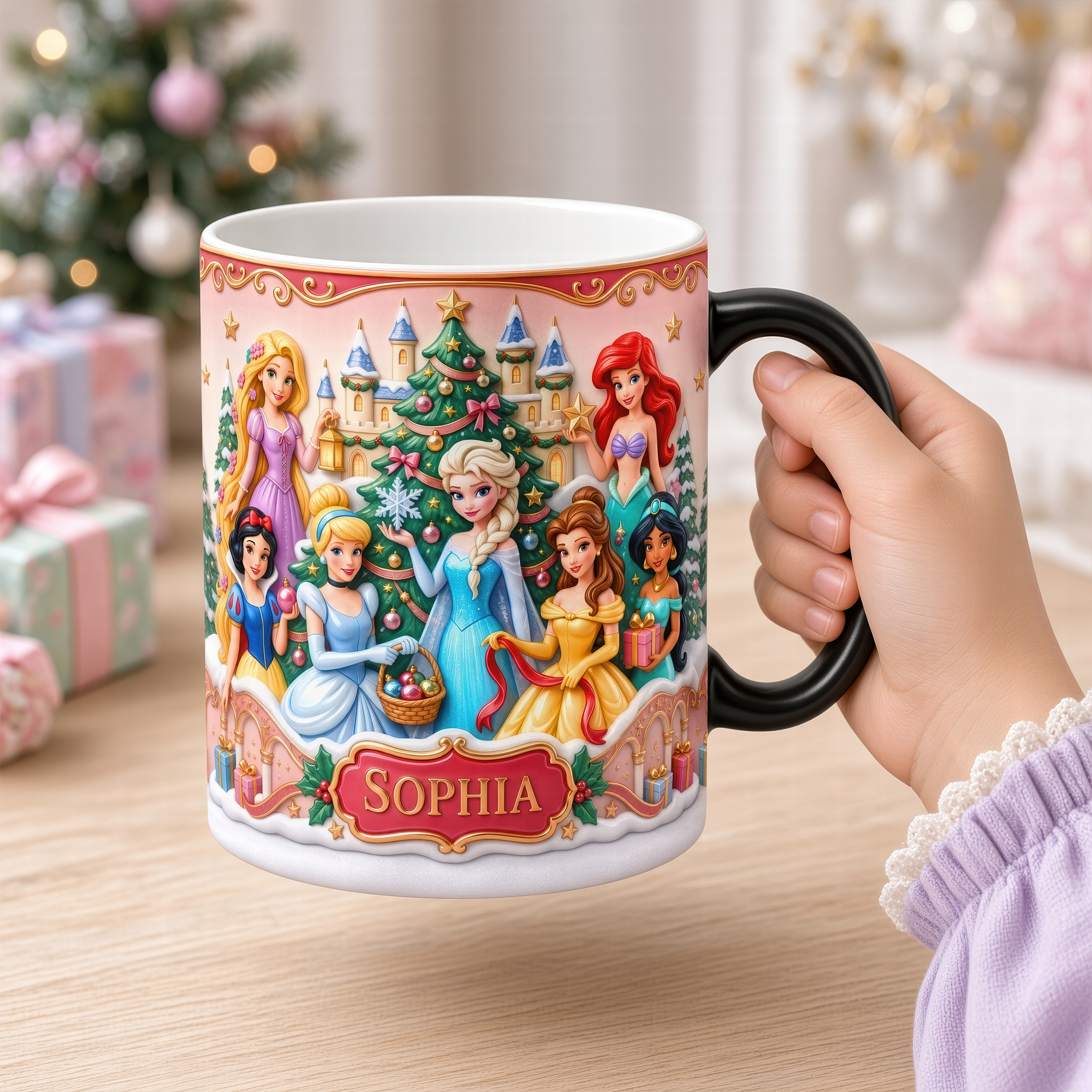 “A Fairytale Morning Awaits!” - Personalized Fairytale Magic Coffee Mug - Custom Gift for Kids, Princess Lovers, and Special Occasions