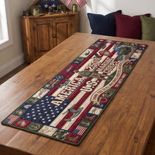 Load image into Gallery viewer, “Honor Their Service” - Personalized Military Table Runner - Gift for Veterans and Patriotic Families
