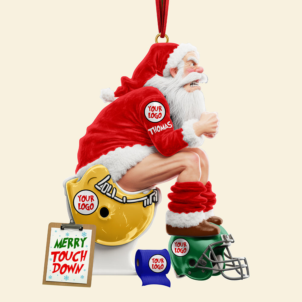 “Celebrate Every Touchdown!” - Strong Rival Sports Ornament, Personalized Gifts for Sports Fans Ornament PopCulturePrints