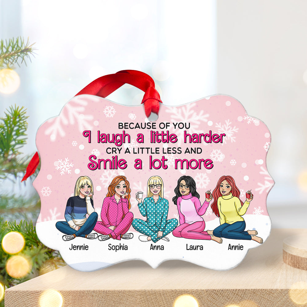 Custom Friends Christmas Ornament - Laugh, Cry, Smile Ornament PopCulturePrints