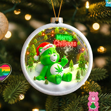 Load image into Gallery viewer, Merry Chillmas Ornament - Personalized Gift for Smokers &amp; Holiday Lovers Ornament PopCulturePrints

