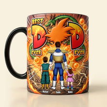 Load image into Gallery viewer, Best Dad Ever - Legend Fighter Magic Ceramic Coffee Mug - Personalized Gift for Dad and Grandpa Coffee Mug PopCulturePrints
