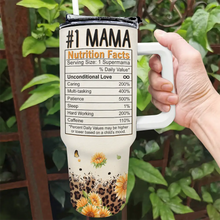 Load image into Gallery viewer, Best Mom Ever - Personalized 40oz Tumbler With Straw Tumbler PopCulturePrints
