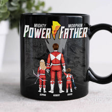 Load image into Gallery viewer, Personalized Mighty Morphin Power Father Mug Coffee Mug PopCulturePrints
