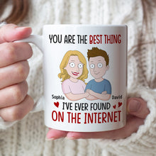 Load image into Gallery viewer, Personalized Cartoon Couple Mug | Unique Valentine’s Day Gifts for Partners Coffee Mug PopCulturePrints
