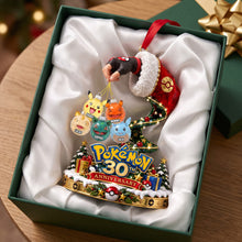 Load image into Gallery viewer, Celebrate Together: 30th Anniversary Pokémon Acrylic Ornament - Personalized Christmas Gift for Family
