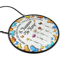 Load image into Gallery viewer, It Takes A Long Time To Grow An Old Friend - Personalized Stained Glass Window Hanging Suncatcher Suncatcher Ornament PopCulturePrints
