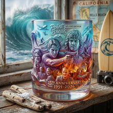 Load image into Gallery viewer, Ride the Waves: Huge Wave Round Glass - Personalized Gift for Surfing Lovers
