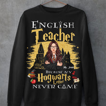 Load image into Gallery viewer, Personalized English Teacher Hoodie - Hogwarts Inspired Design
