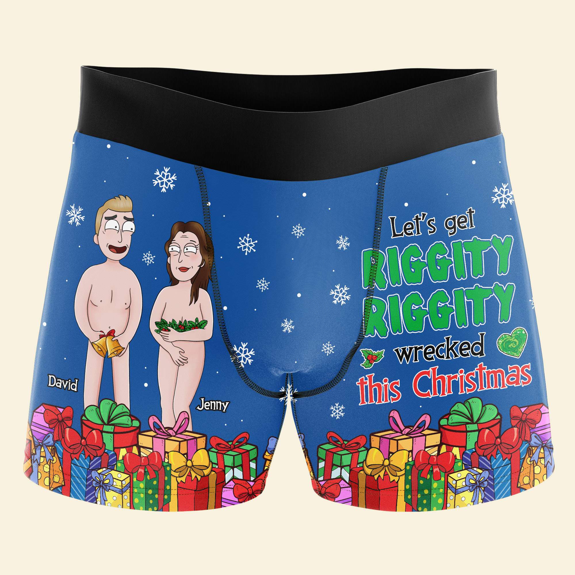 Custom Cartoon Men's Boxers - Funny Christmas Gift & Valentine's Day Gifts Boxer Briefs PopCulturePrints