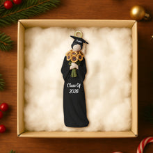 Load image into Gallery viewer, "Celebrate Achievement with a Personalized Touch" - Graduation Christmas Ornament, Custom Gift for Graduates Ornament PopCulturePrints
