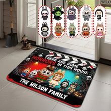 Load image into Gallery viewer, “Enter If You Dare!” - Horror Family Doormat - Personalized Halloween Gift for Families Doormat PopCulturePrints
