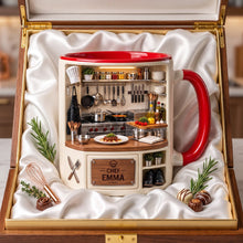 Load image into Gallery viewer, “Cook in Style” - Personalized Cooking Mug - Perfect Gift for Food Lovers, Chefs, and Home Cooks Coffee Mug PopCulturePrints
