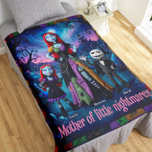 Load image into Gallery viewer, "Cuddle Up with the Mother of Frightful Cheer!" - Personalized Blanket for Moms, Perfect Gift for Mother’s Day, Grandma, and More Blanket PopCulturePrints
