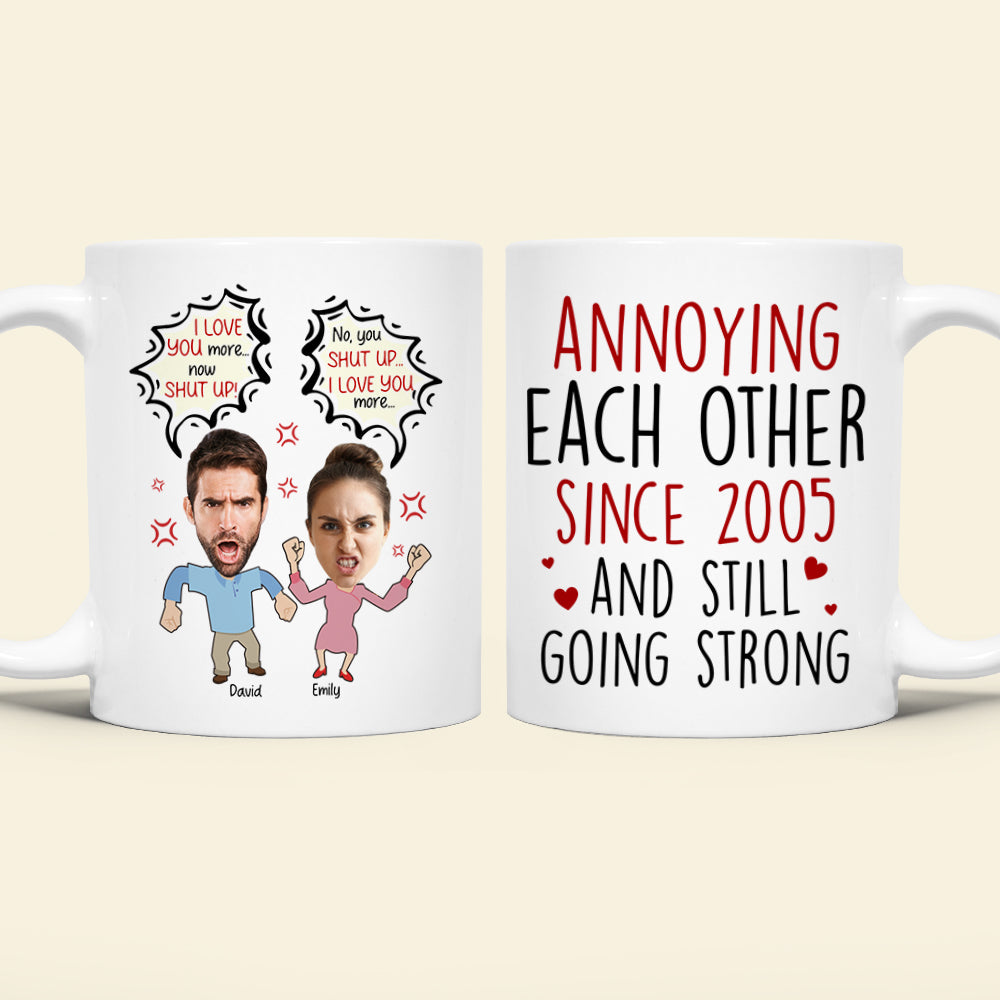Personalized Annoying Each Other Coffee Mug for Couples Coffee Mug PopCulturePrints
