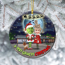 Load image into Gallery viewer, Custom Family Photo Suncatcher Ornament - Heartwarming Holiday Keepsake Ornament PopCulturePrints
