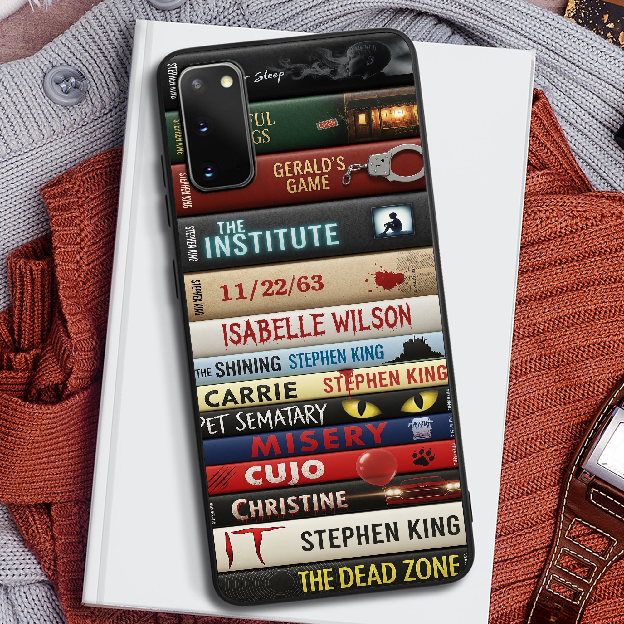 “Stay Scared!” - Scary Phone Case - Personalized Custom Gift for Horror Fans Phone Case PopCulturePrints