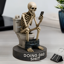 Load image into Gallery viewer, Doing Dad Shit - Personalized Acrylic Plaque for Dads, Grandpas, and Fathers Shaped Plaques PopCulturePrints
