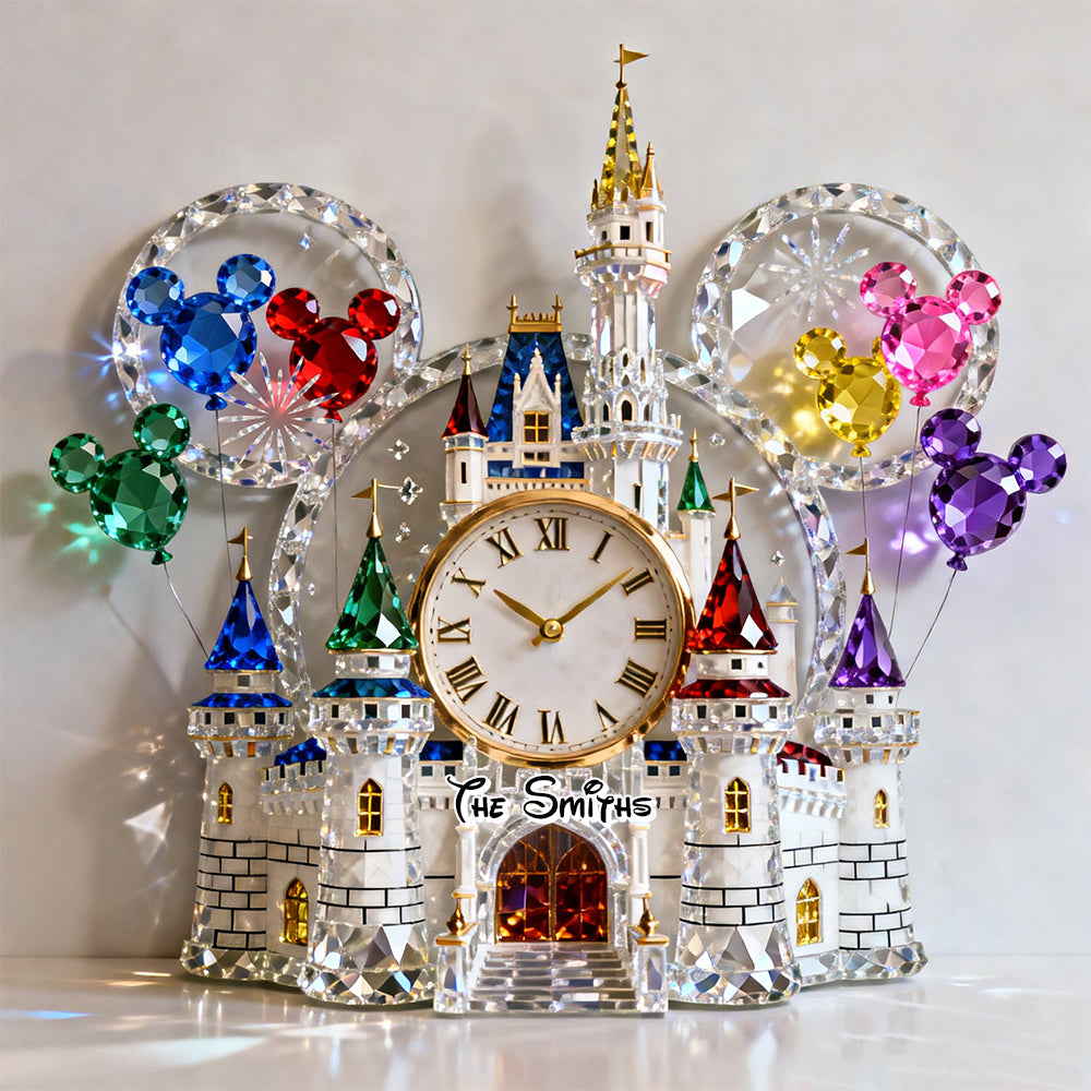 “Time to Celebrate Family Moments” - Lovely Hanging Wall Clock, Personalized Gift for Family and Friends Hanging Wall Clock PopCulturePrints