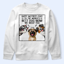 Load image into Gallery viewer, To The World&#39;s Best Dog Mom - Personalized T-Shirt for Dog Lovers T-shirt PopCulturePrints
