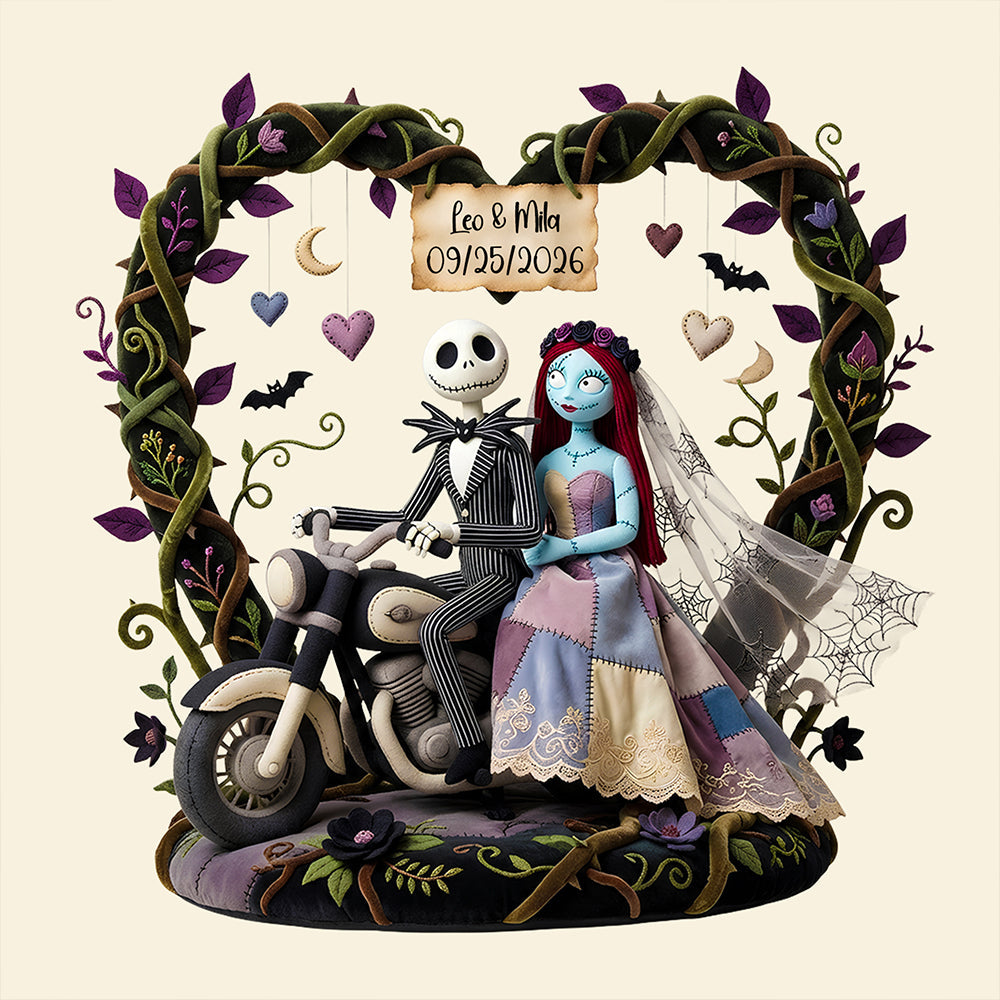 Love Beyond the Grave - Wedding Couple Pillow - Personalized Gifts for Couples Pillow PopCulturePrints