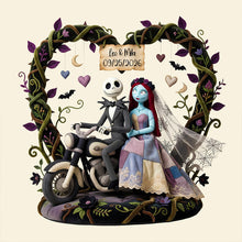 Load image into Gallery viewer, Love Beyond the Grave - Wedding Couple Pillow - Personalized Gifts for Couples Pillow PopCulturePrints
