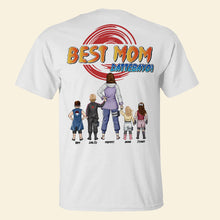 Load image into Gallery viewer, Best Mom! Personalized T-Shirt - Perfect Gift for Mom, Grandma, and Special Occasions Shirts PopCulturePrints
