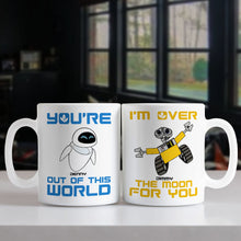 Load image into Gallery viewer, Custom Robot Mug Set for Couples - Perfect Romantic Valentine&#39;s Day Gifts Coffee Mug PopCulturePrints
