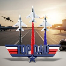 Load image into Gallery viewer, “Top Dad: Soar Above the Rest” - Personalized Acrylic Plaque for Dad, Grandpa, Gifts for Father&#39;s Day Shaped Plaques PopCulturePrints
