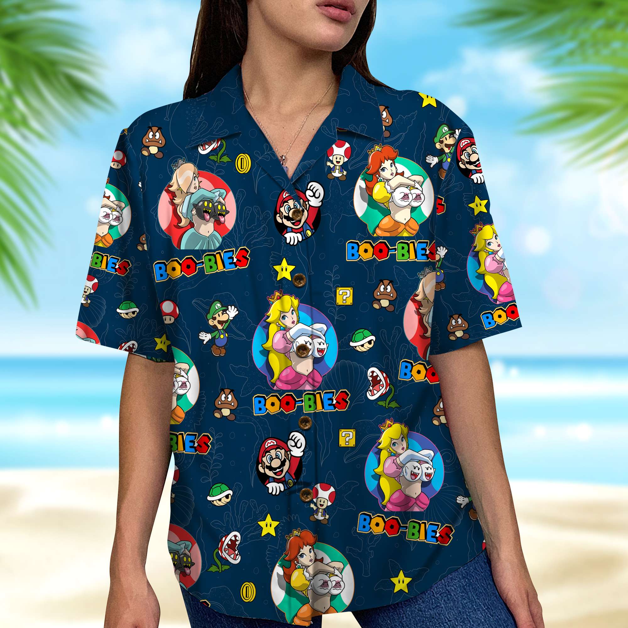 Custom Fan-Themed Hawaiian Shirt - Vibrant Cartoon Adventure Hawaiian Shirts PopCulturePrints
