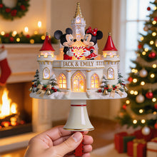 Load image into Gallery viewer, Sweetheart Couple Christmas Tree Topper - Custom Personalized Gift for Couples
