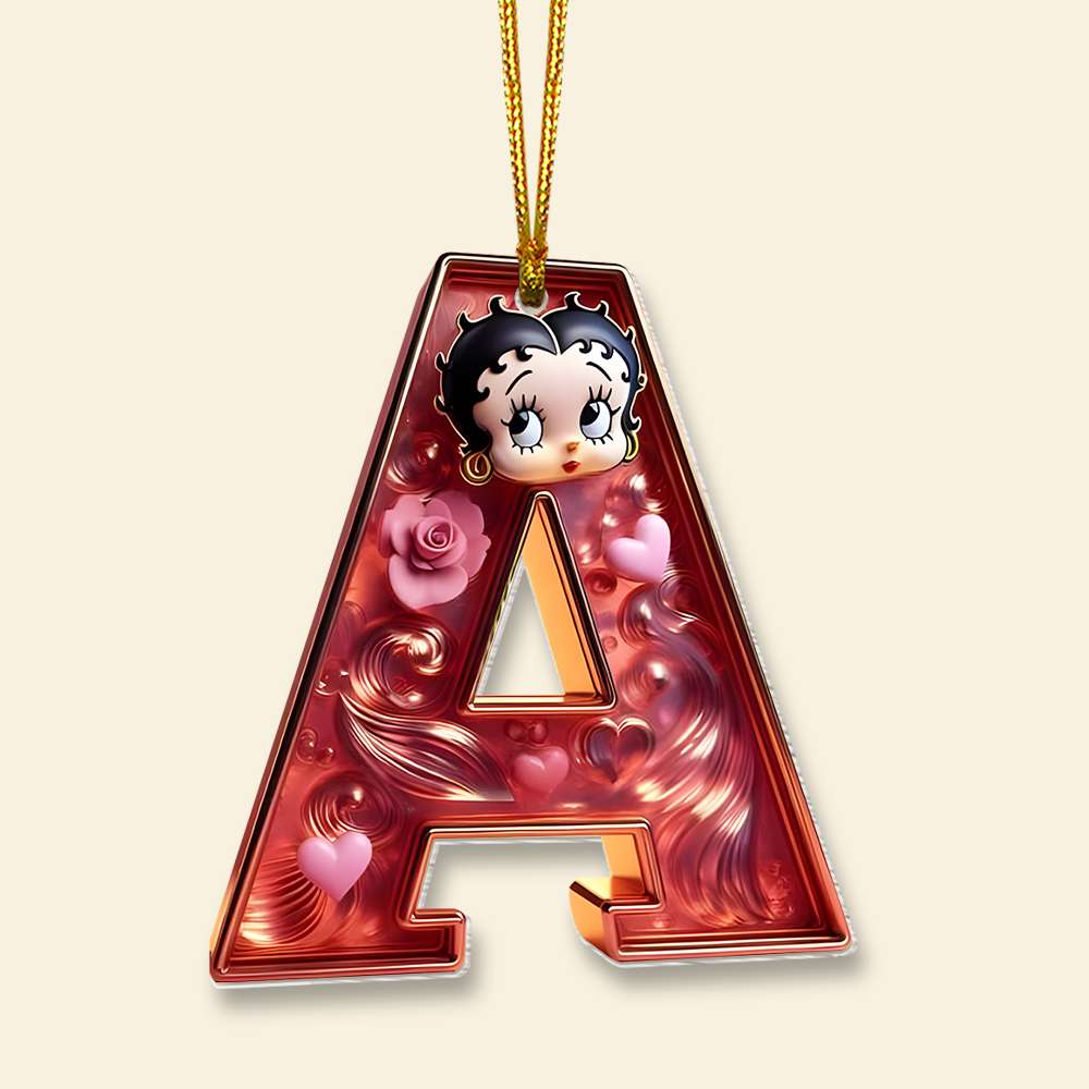 Personalized Alphabet Ornament for Movie Fans - Christmas Edition Ornament PopCulturePrints