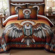 Load image into Gallery viewer, Embrace Heritage with Our Native American Personalized Quilt Bedding Set - Perfect Custom Gift for Cultural Enthusiasts and Special Occasions Blanket PopCulturePrints
