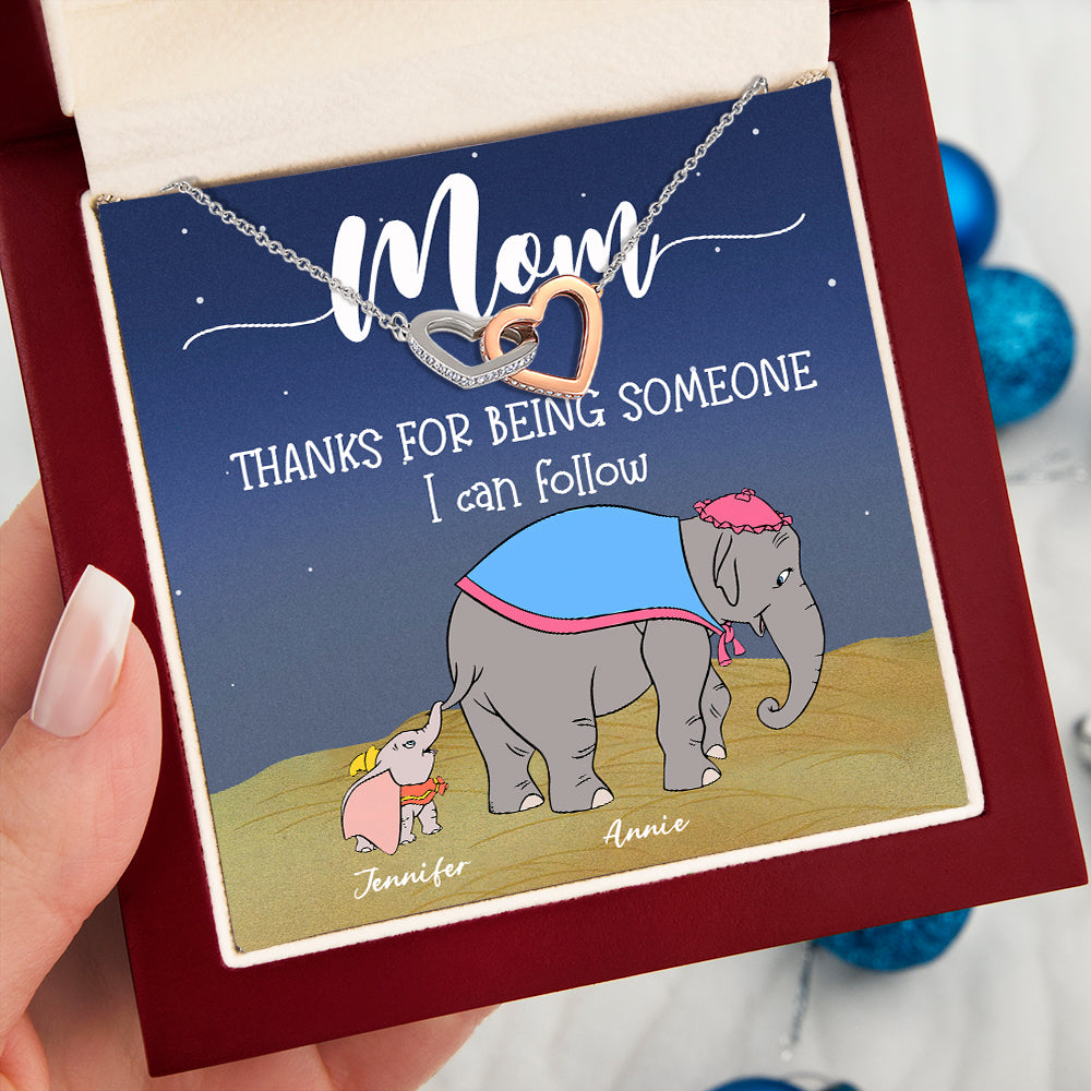 Personalized Mom Necklace with Heartfelt Message Jewelry PopCulturePrints